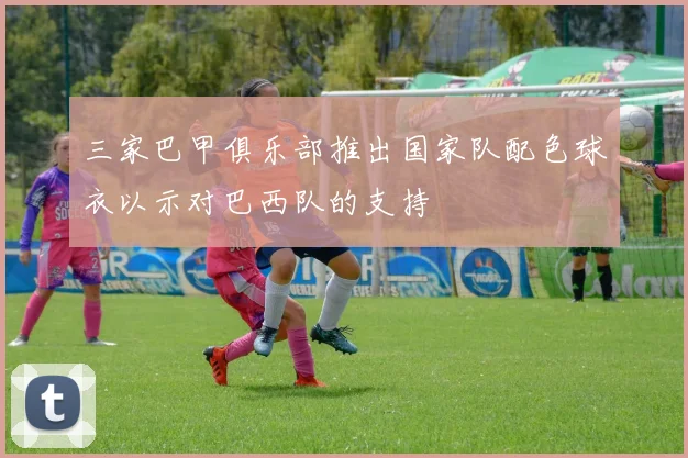 三家巴甲俱乐部推出国家队配色球衣以示对巴西队的支持